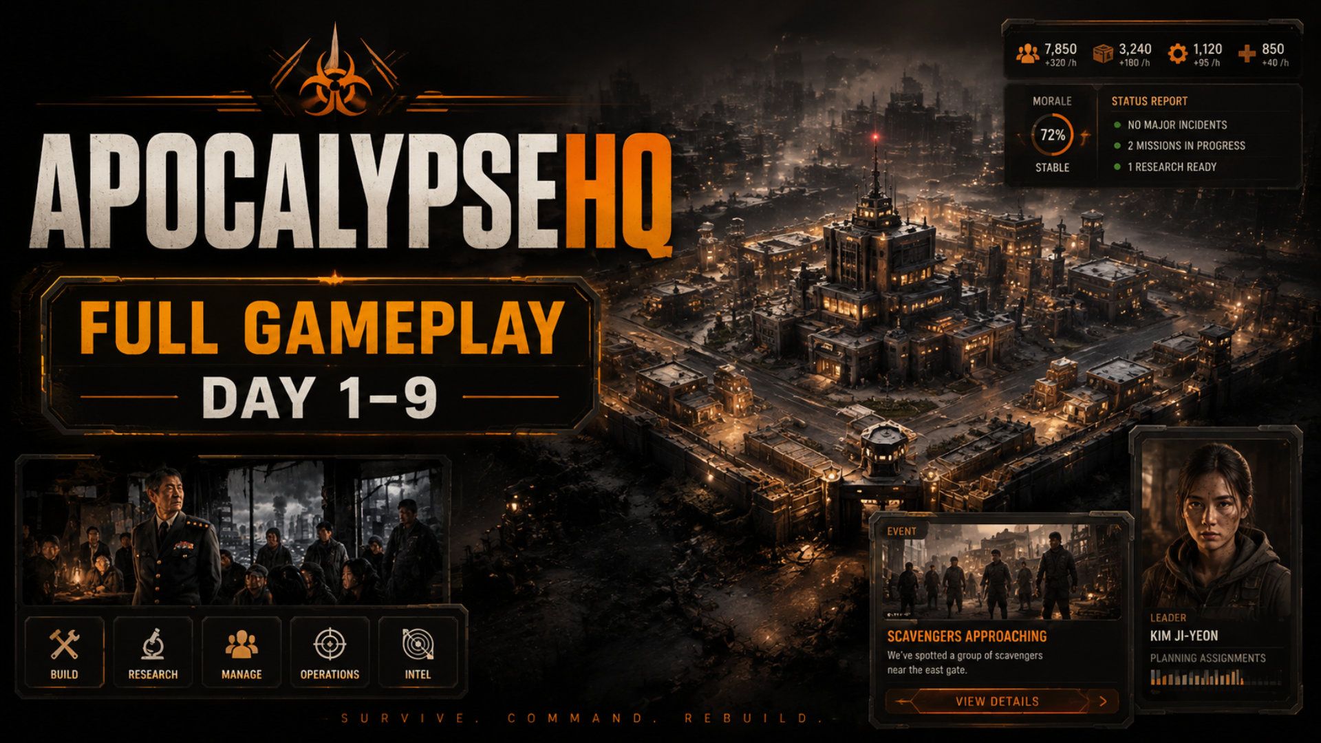 Apocalypse HQ Day 1–9 개발 플레이 영상 썸네일